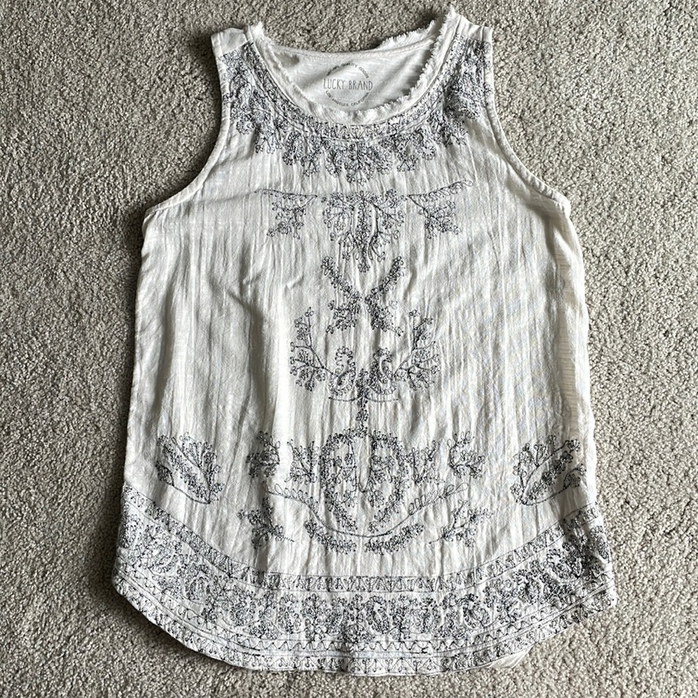 Lucky Brand Boho sleeveless top